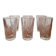 Lot de 6 verres en cristal saint louis