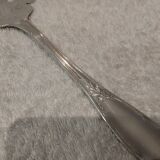 Silver plated fish serving fork, Ercuis goldsmith, laurels