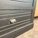 Old trade furniture with black patina