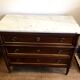 Louis xvi style chest of drawers in mahogany