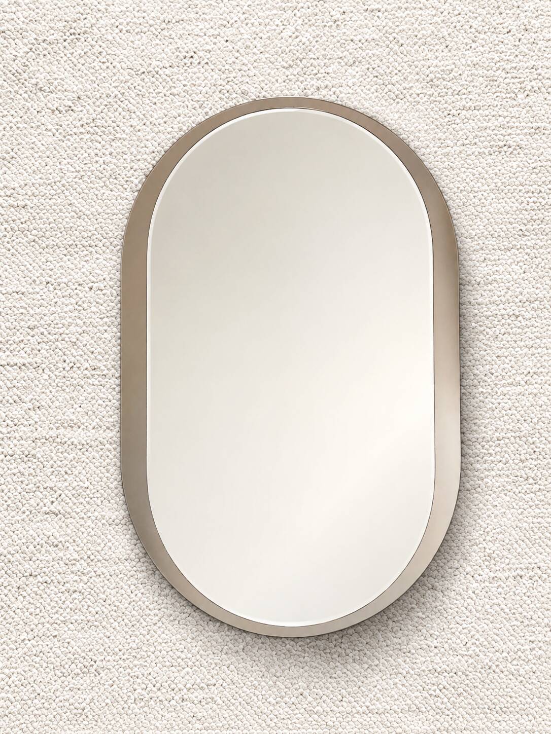 Italian Veca mirror in smoked glass, 1970s