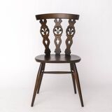 Vintage Ercol Chair Model 375 – England 1960s – Elm Wood – Original Label