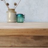 Solid wood farmhouse table
