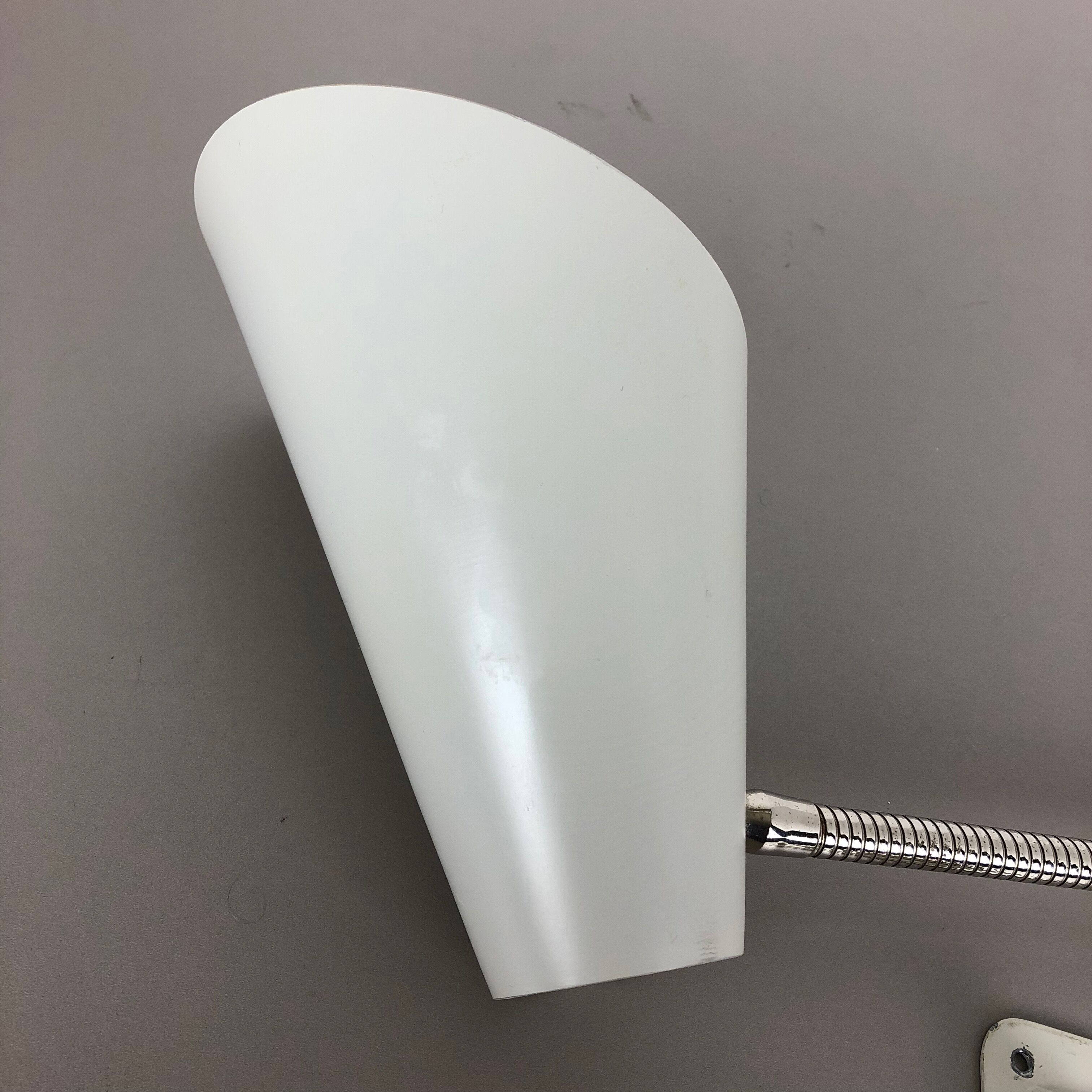 Modernist adjustable metal sputnik wall light Kaiser Leuchten, 1960s, Germany