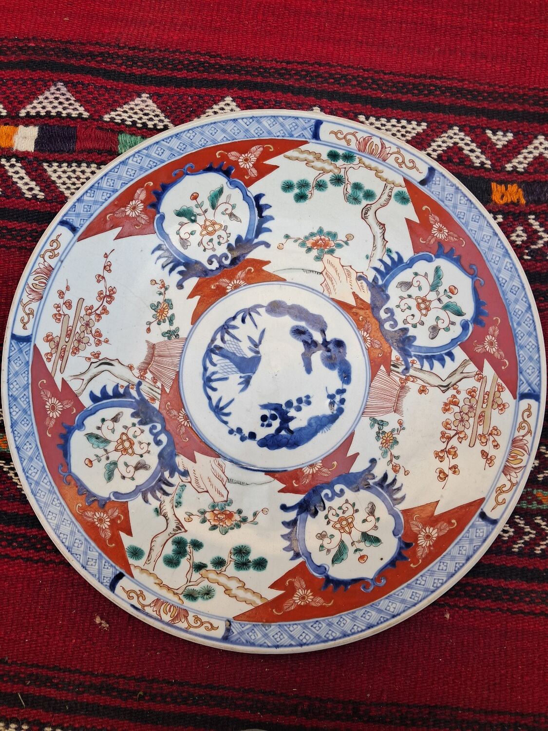 Pair of Imari dishes
