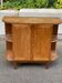 Art Deco bar cabinet from the 1950s in wood.