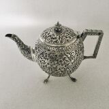 Solid silver teapot