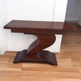 Art Deco console, "S" shaped foot
