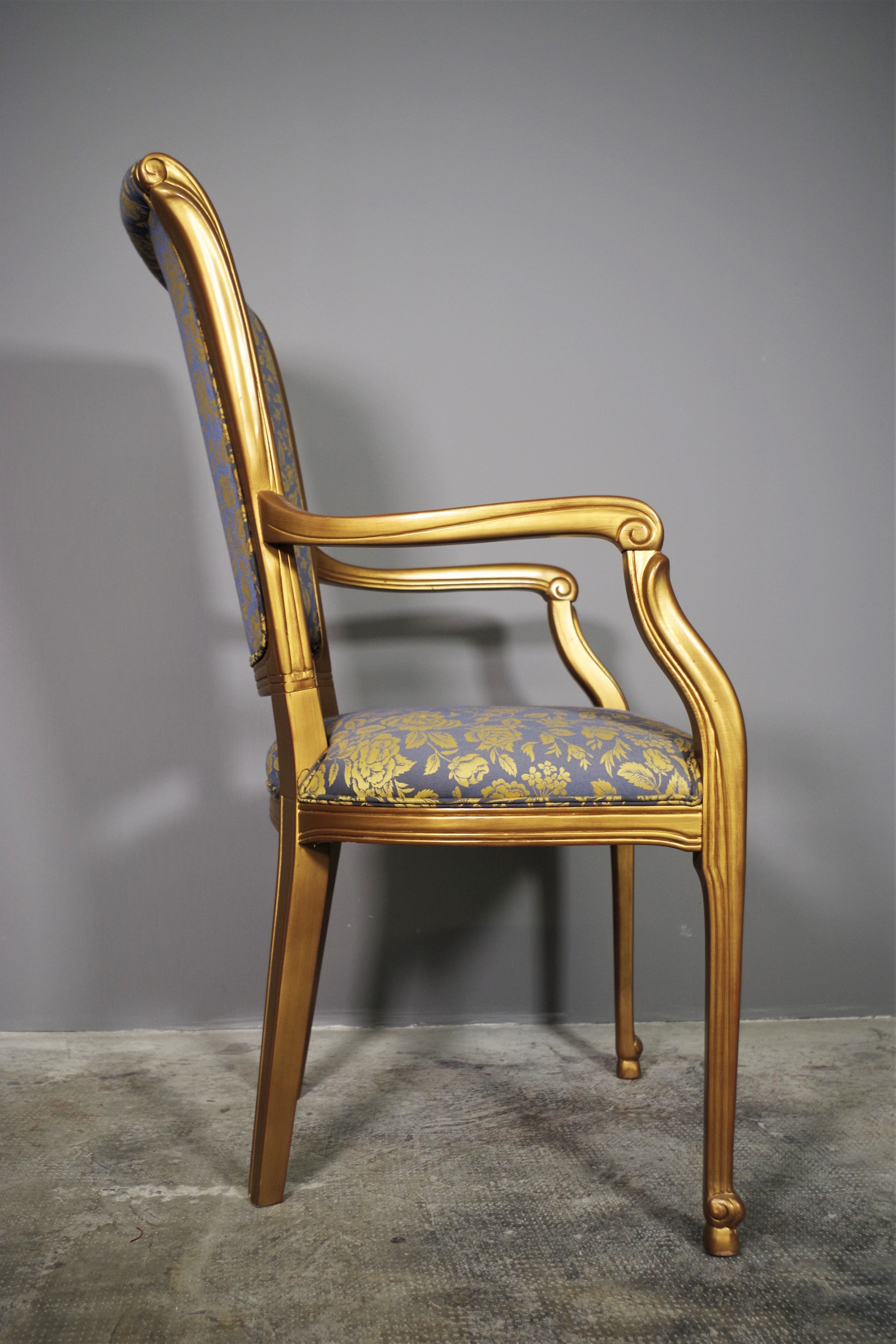 Baroque style dining chair, Venice, 1930