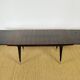 French Art Deco dining table in Macassar from 1940.