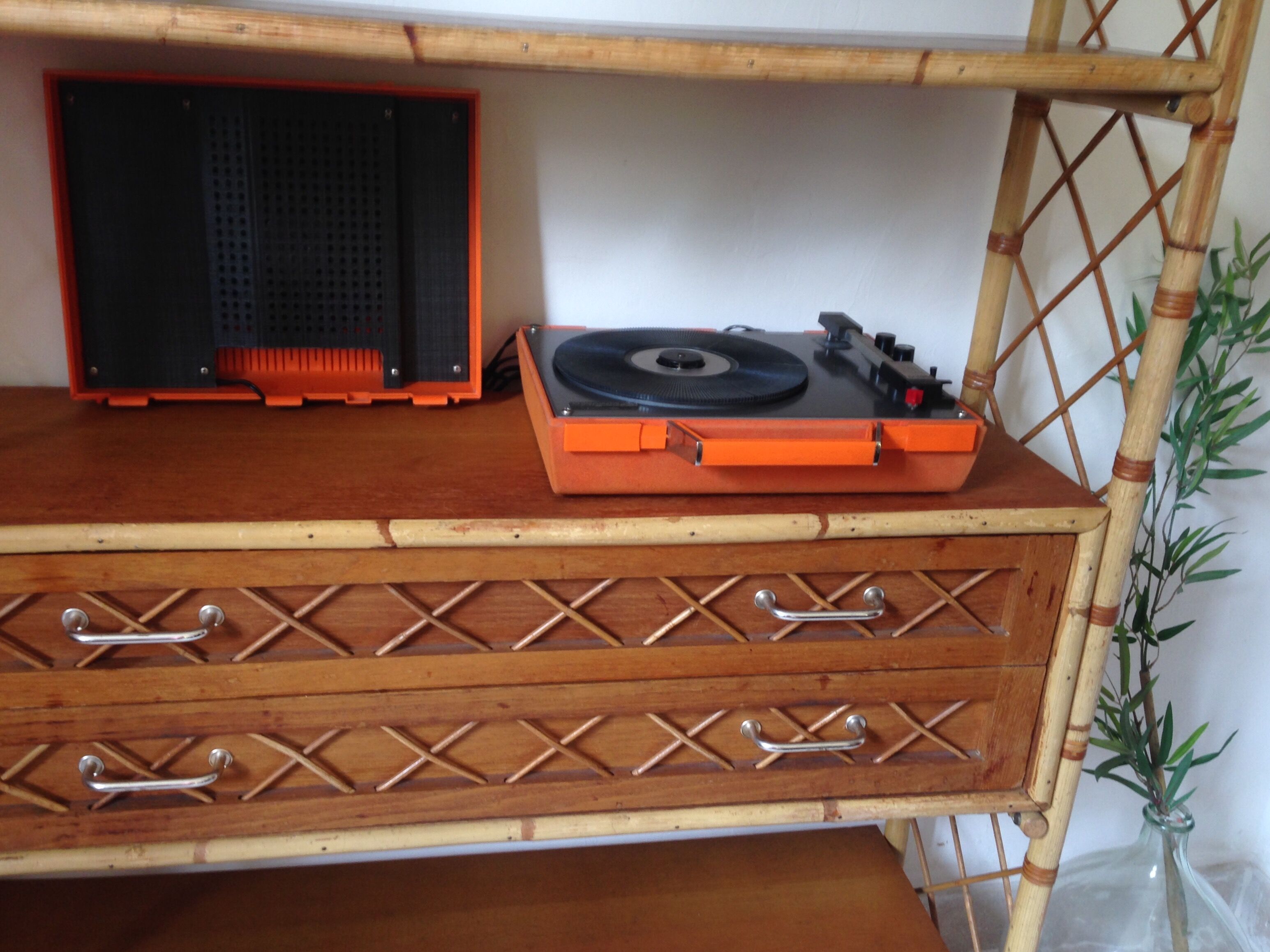 Platine vinyle, tourne disque Pathé Marconi années 70