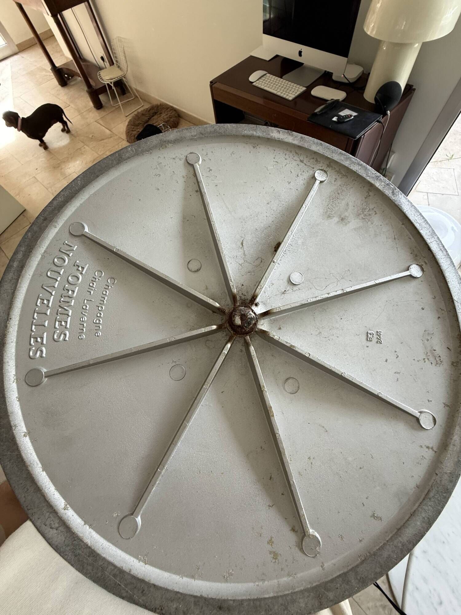 Set of 4 "Champagne Chair" chairs by E & E Laverne – Formes Nouvelles - 60'