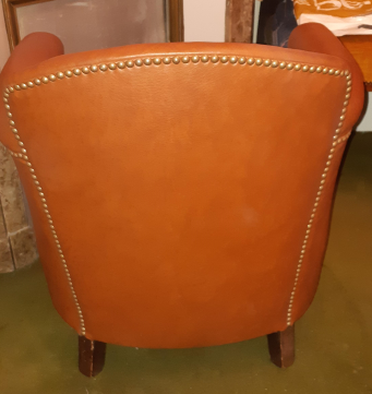 1950 leather armchair