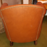 1950 leather armchair