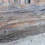 Massive wooden bench