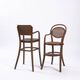 Antique set of Michael Thonet wicker and bentwood childrens chairs, 2