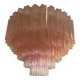 Pink “Tronchi” Murano Glass Flush Mount