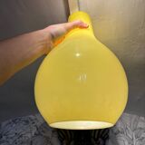 Suspensions x 2 - vintage in opaline - 70s