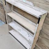 Burmese teak wall shelf