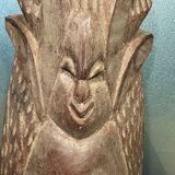 Masque art africain en acajou