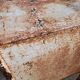 Former hospital bedside table late 19th century early 20th century in metal