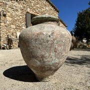 Ancient terracotta jar from the 18th century