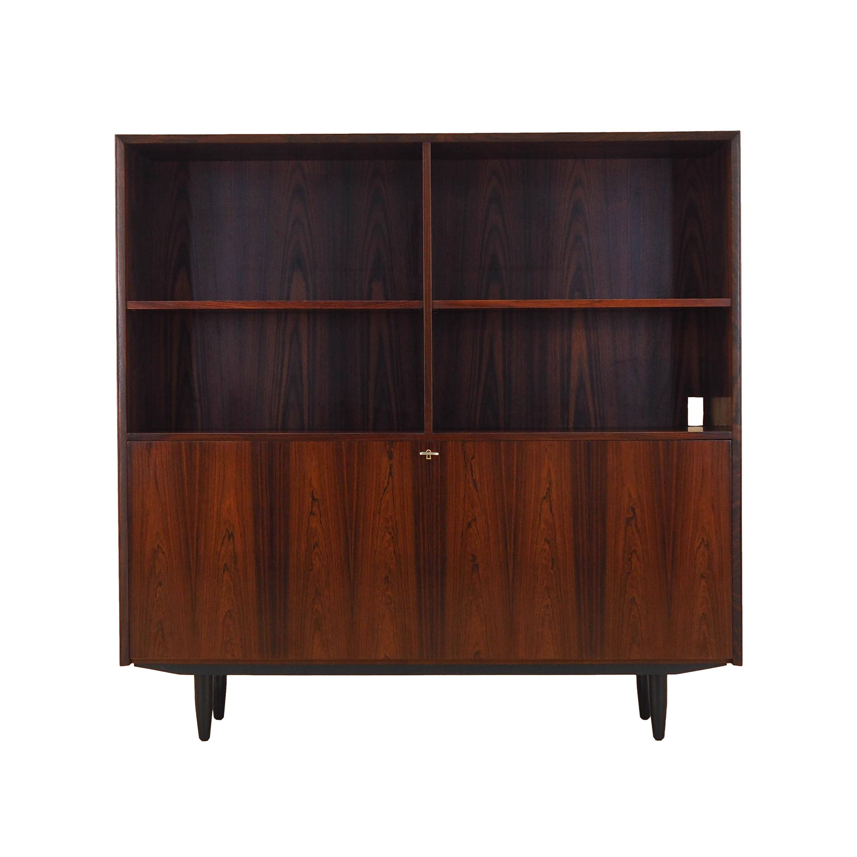 Rosewood bookcase, Danish design, 1970s, manufactured by Hundevad