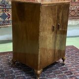 English art deco walnut buffet - 1930s