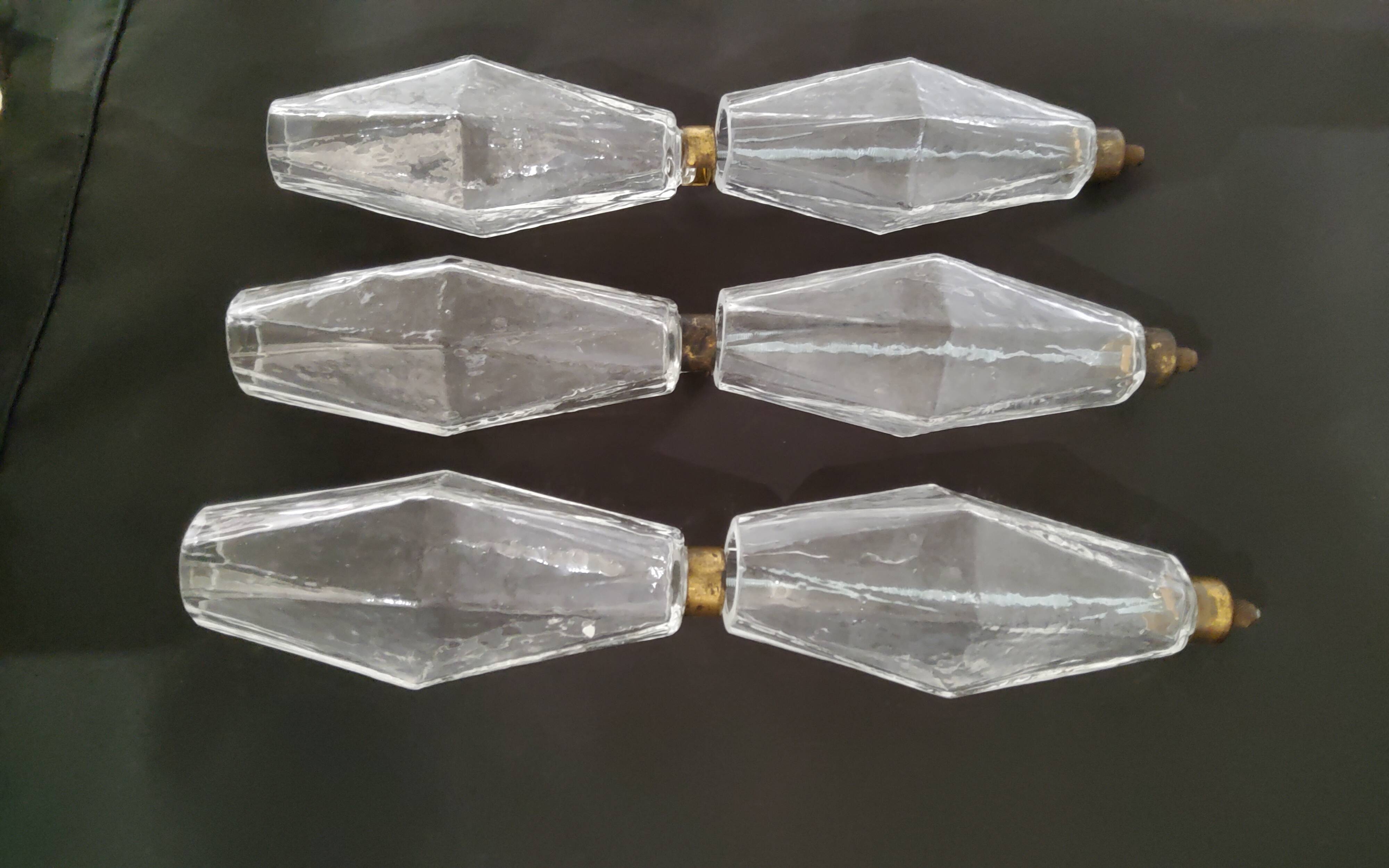 Murano glass wall sconces from Italy