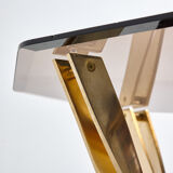 Brass coffee table by Roger Sprunger for Dunbar