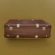 Old fiberglass suitcase