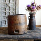 Old wooden pot