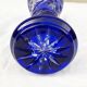 Vase bleu cristal