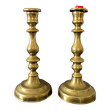 Antique candle holder with socket H24cm