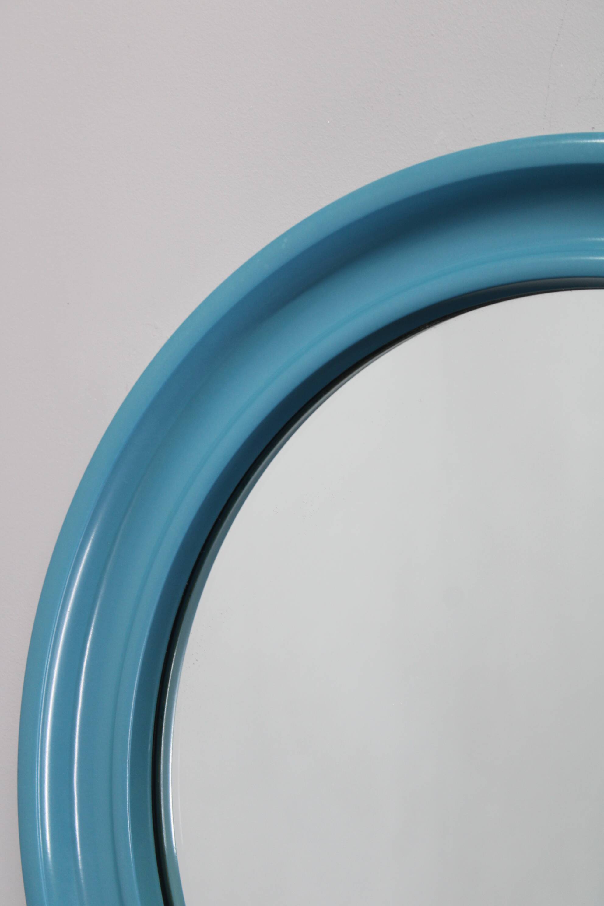 1970s Round Mirror , Italy