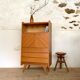 Desk secretary dresser vintage oak