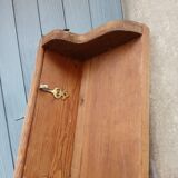 Very large antique wooden shelf/pot rack