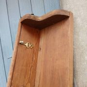 Very large antique wooden shelf/pot rack