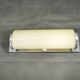 1930s Bauhaus Chrome Wall Light with Cream Opaline Glass, Czechoslovakia