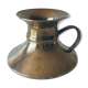 Old bronze church candle holder