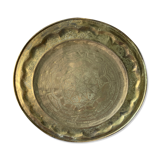 Moroccan brass tray