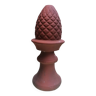 Ridge cap shaped like a pine cone