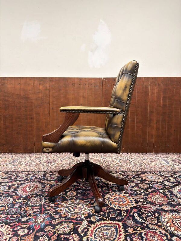 Chaise de bureau Chesterfield anglaise classique