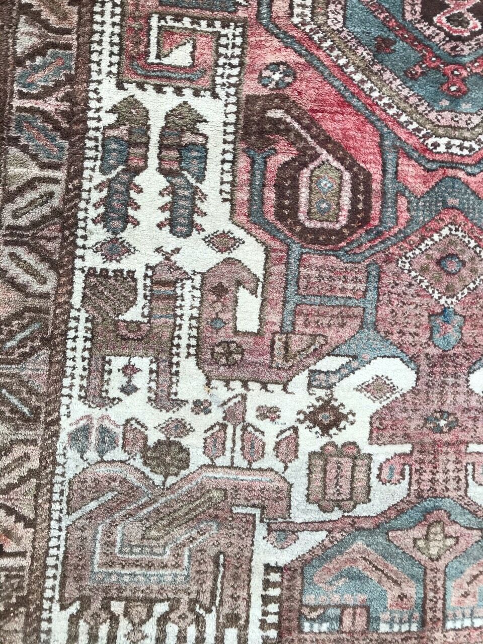 Vintage Persian carpet Hamadan 134x218 cm