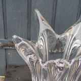 Daum crystal vase from the 70s height 28cm