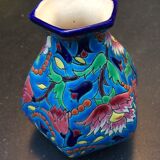Vase in enamals of Longwy