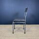Paire de chaises indus métal gris