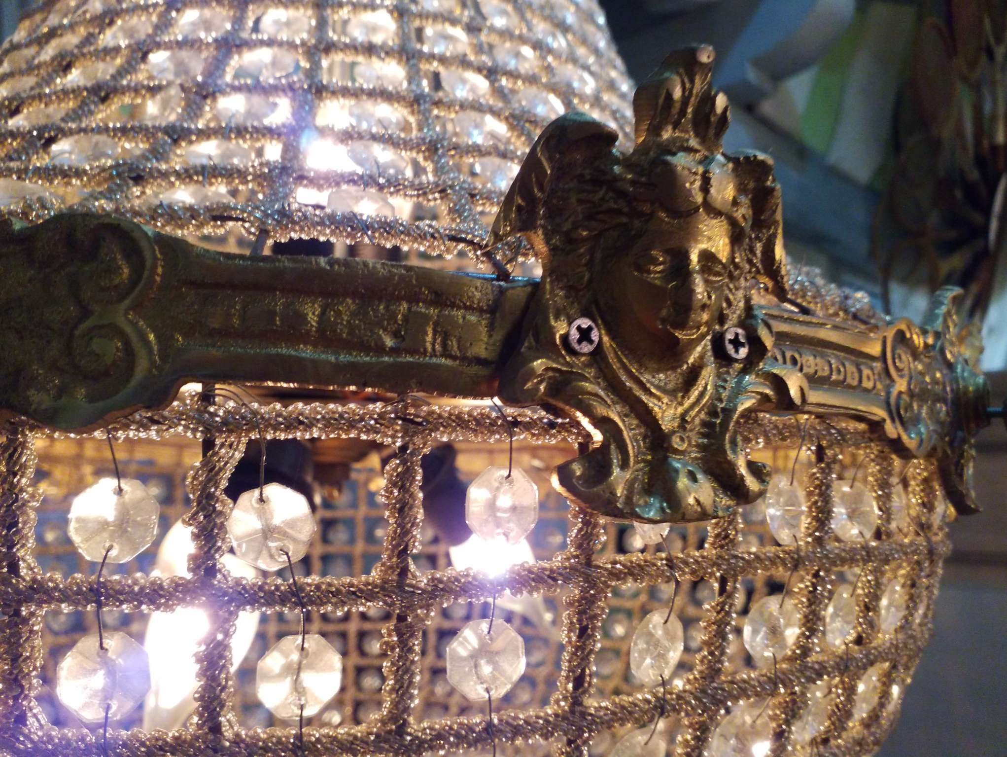 Lustre montgolfière