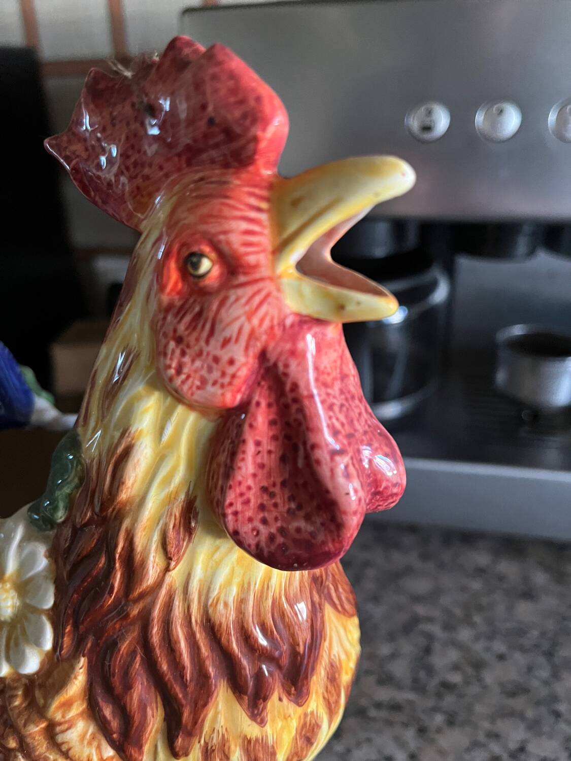 Beautiful rooster pitcher