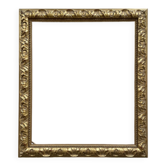 Golden wooden frame 57x66cm